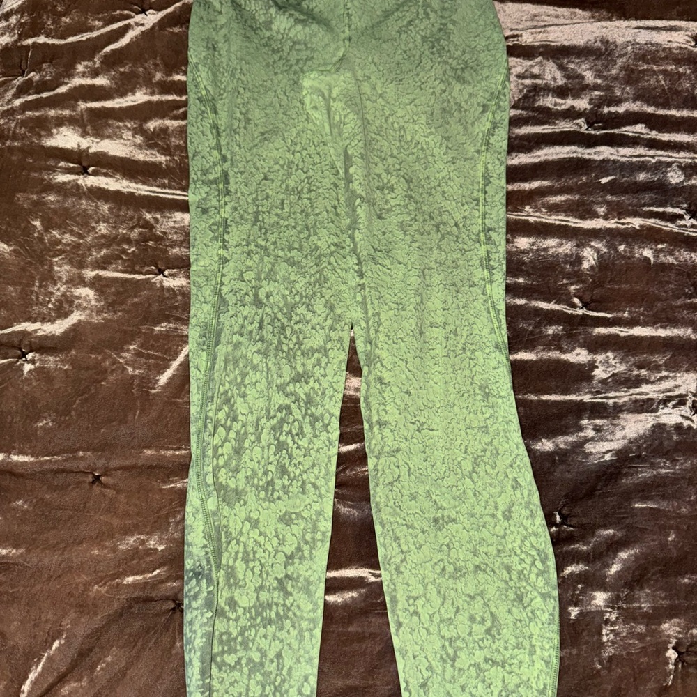 Lululemon Athletica Green Lace Leggings
